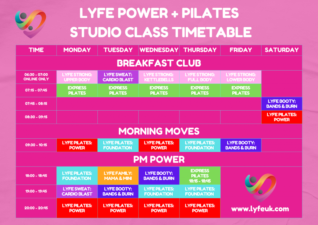 September timetable